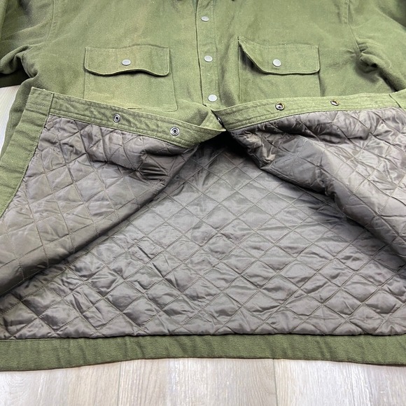 VINTAGE Anchor Blue Jacket Mens XL Green Full Zip Quilted Lined WorkWear Men * - Picture 9 of 15